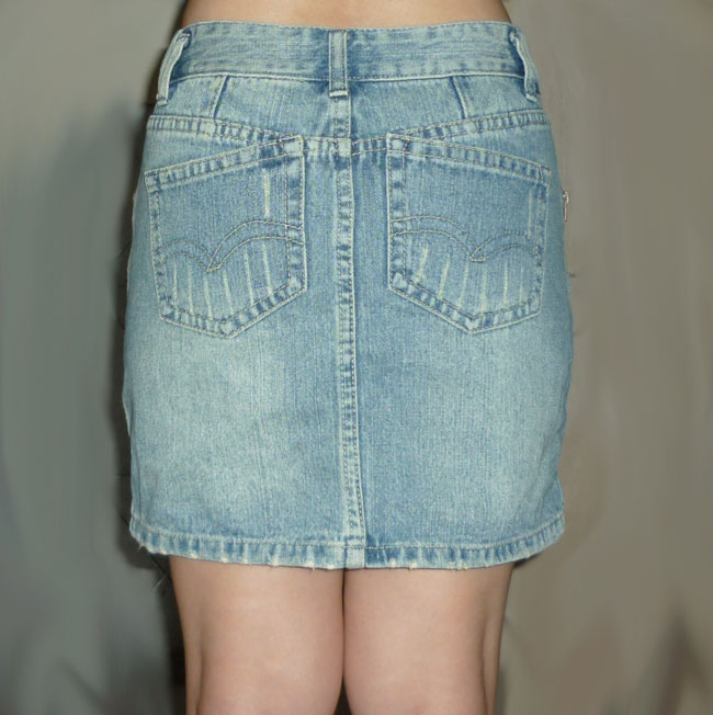 กระโปรงยีนส์ AFT jeans แบรนด์ญี่ปุ่น 29-34-14.5