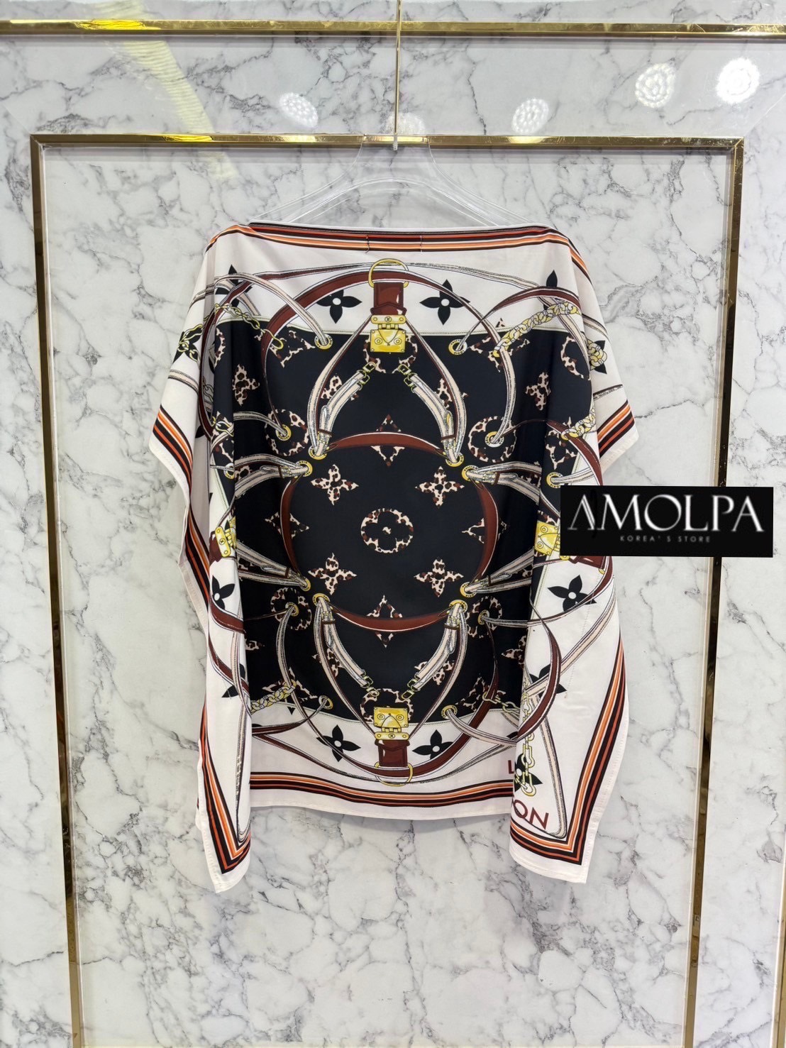 เสื้อปีกค้างคาวทรงปล่อยๆ LV รุ่นใหม่ล่าสุด ผ้าเย็นม๊ากก ใส่สบาย : สินค้าคุณภาพ (พร้อมส่ง)