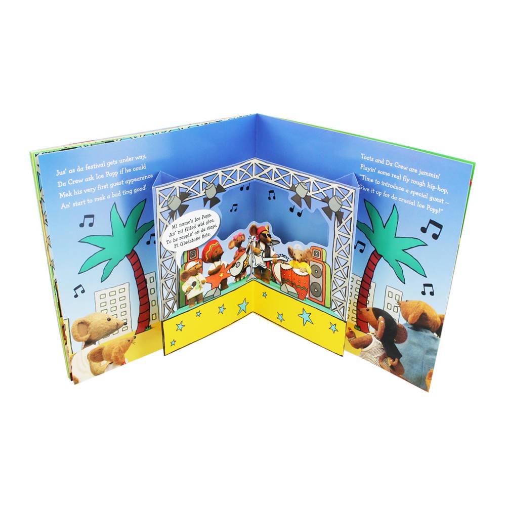 Rastamouse - Da Missin Musician : Lift the flap & pop up interactive book หนังสือพลิกเปิด ป๊อปอัพ หนูนักดนตรี