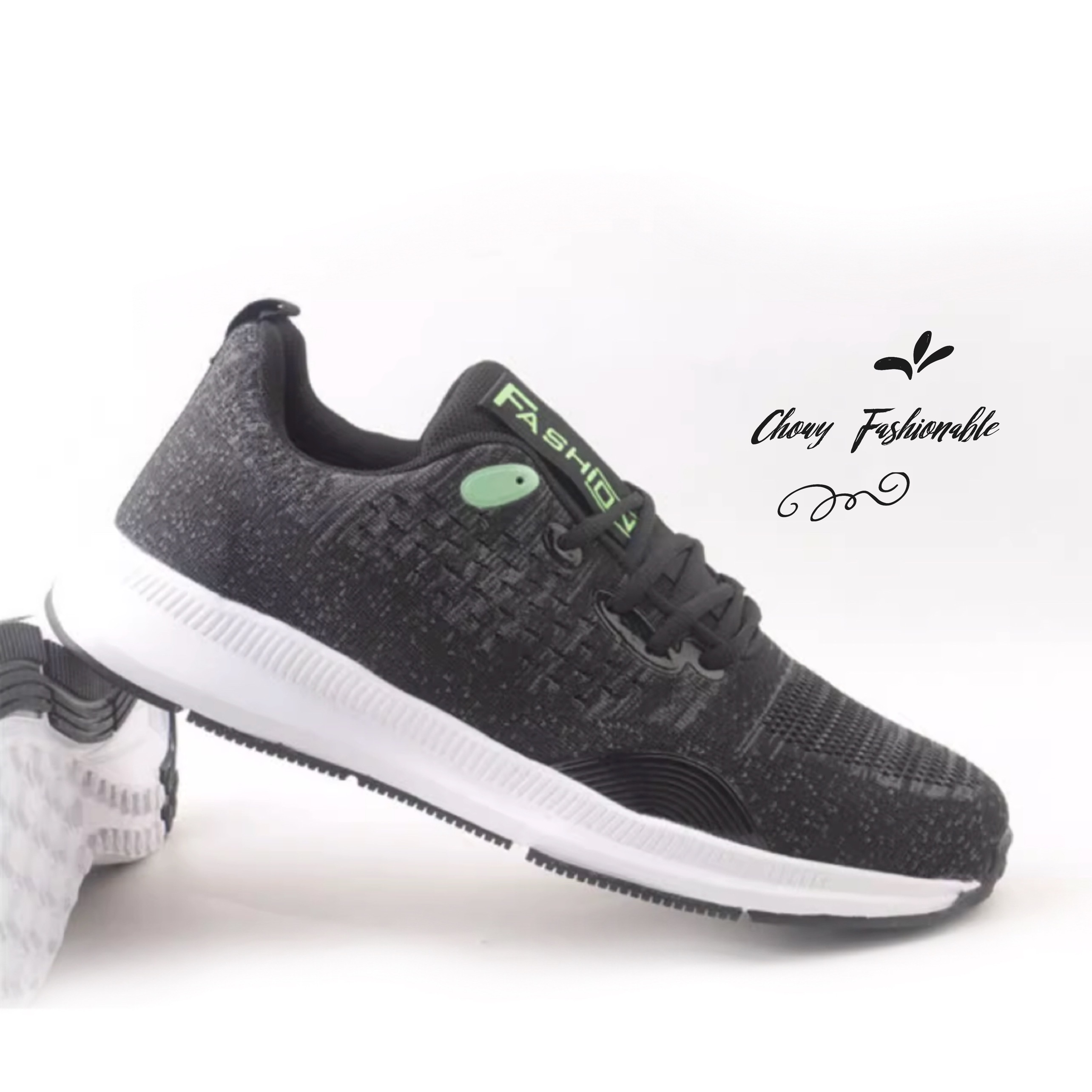 รองเท้าผ้าใบผู้ชายไซส์ใหญ่ 50-54 ผ้าใบแฟชั่นไซส์ใหญ่ สีเทาดำ ระบายอากาศได้ดี น้ำหนักเบา KR1190