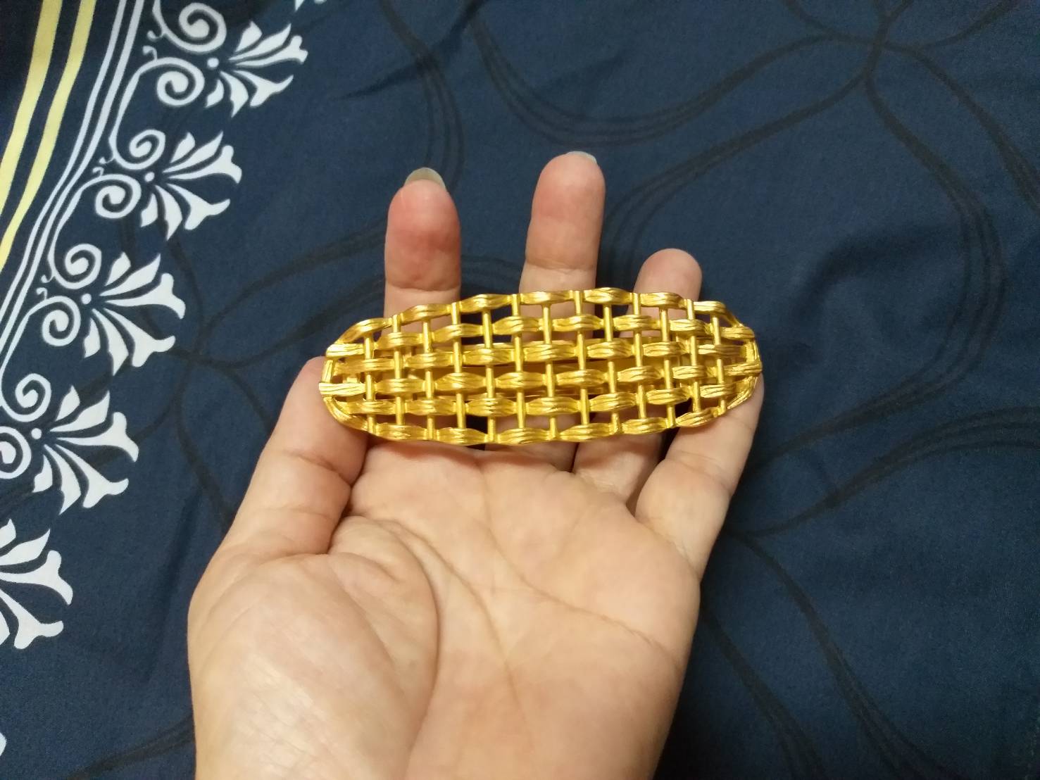 กิ๊บติดผม โลหะทองสานขัด สวยมาก (ของใหม่)