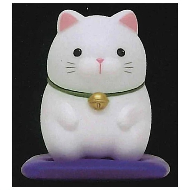 กาชาปองตุ๊กตาแมว Higemanju Sitting Properly on a Zabuton Figure 2