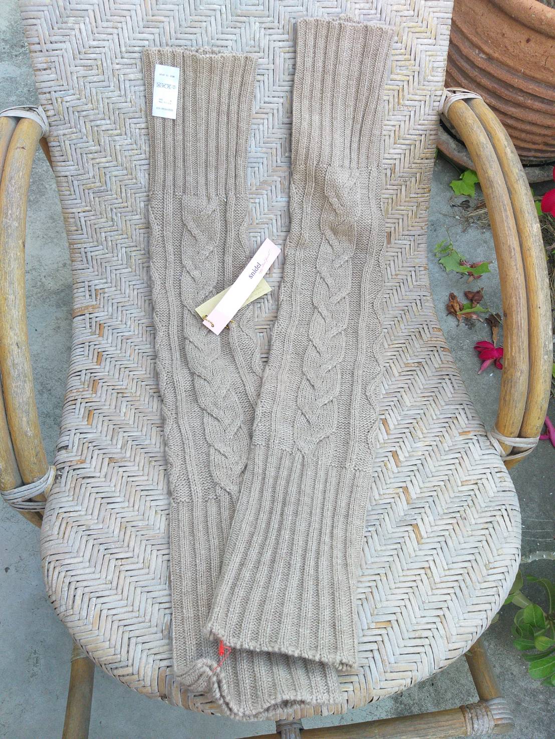 ปลอกขากันหนาว ไหมพรมขนสัตว์ Leg Warmer snidel