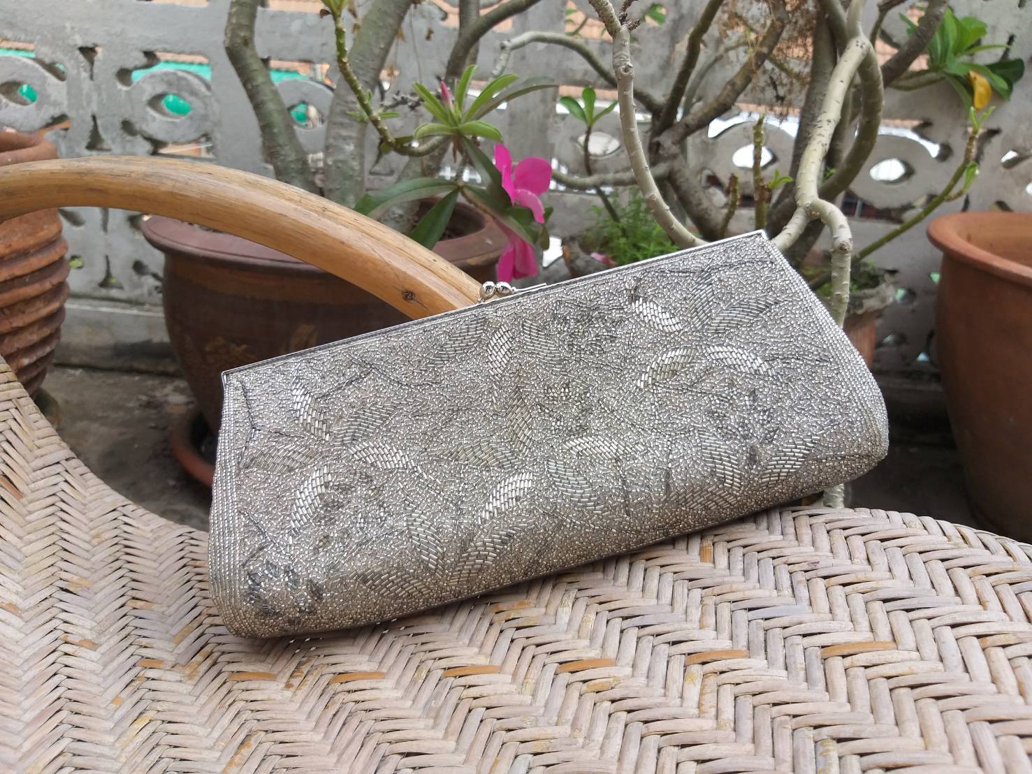 กระเป๋าหรูออกงาน ปักเลื่อมทั้งใบ สวยมากกกก