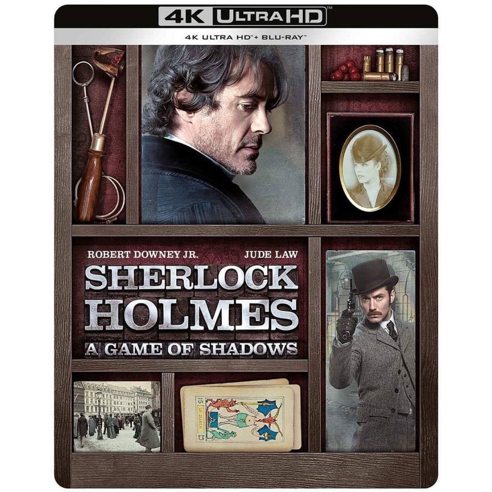 (Pre-Order) (4K+BD Steelbook) Sherlock Holmes: A Game of Shadows (2011) (มีพากย์ไทย)