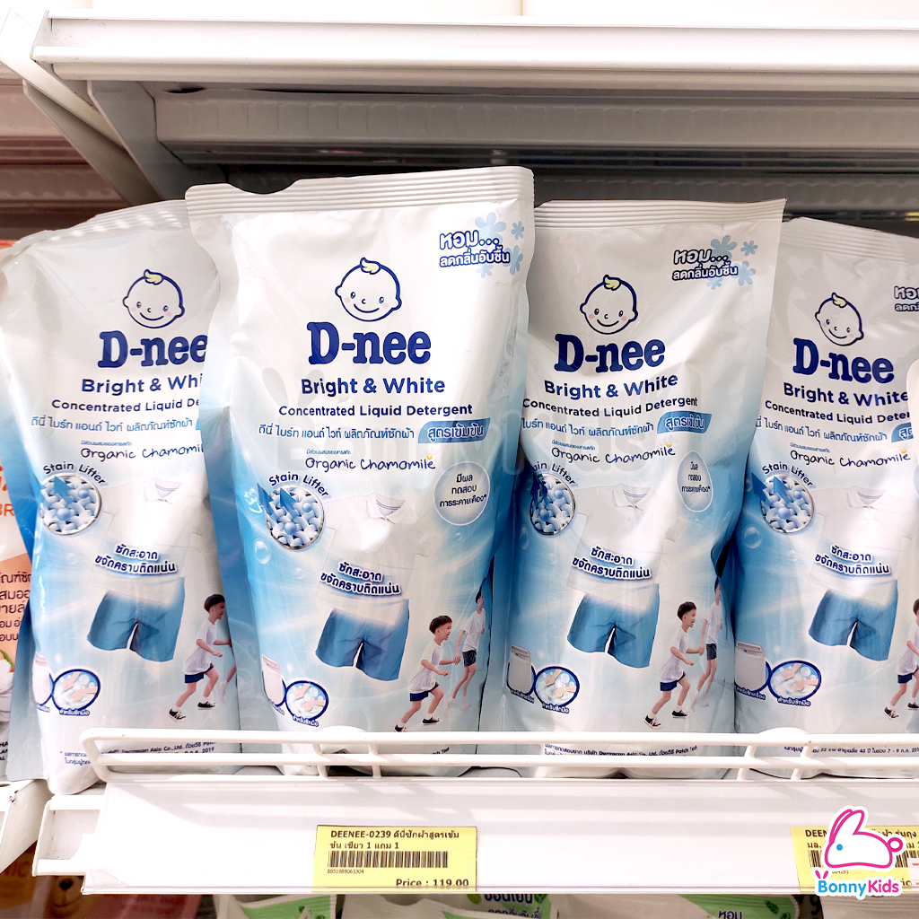 D-NEE (ดีนี่) ผลิตภัณฑ์ซักผ้า ชนิดน้ำ รุ่นถุงรีฟิล ขนาด 600 มล.