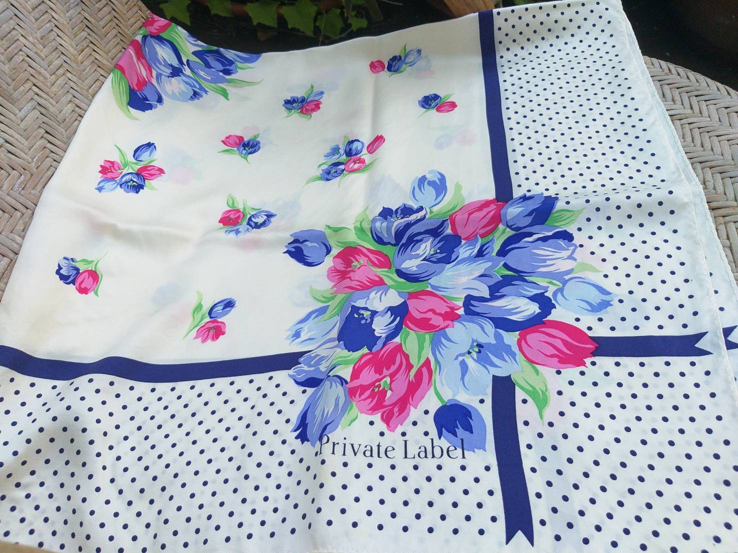 ผ้าพันคอ ผ้า Silk PRIVATE LABEL