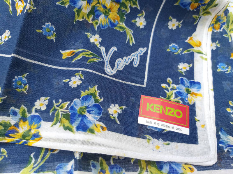 ผ้าเช็ดหน้าแบรนด์เนม KENZO