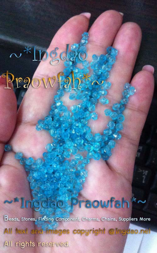 A5301- AQ4 คริสตัลอะครีลิค 4 มิล. สีฟ้า (10 กรัม / 10 บาท)