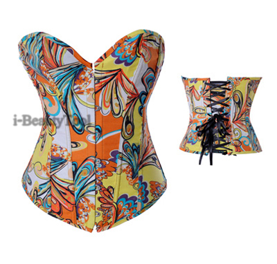 คอร์เซ็ท Corset สุดเปรี้ยวโทนส้ม คุณภาพเยี่ยม เปลี่ยนคุณให้เป็นสาวเปรี้ยวในทันใดเลยจ้า