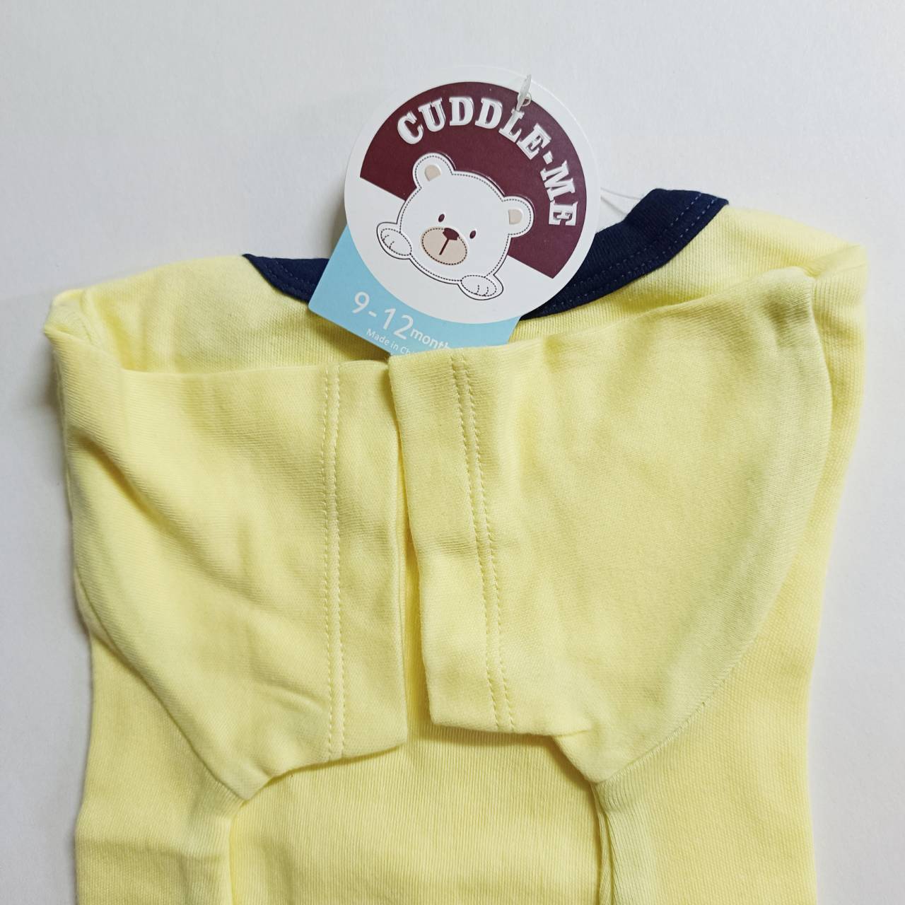 ชุดจั๊มสูทเด็ก แบรนด์แท้ Cuddle me ลายสิงโต สีเหลืองสลับดำ