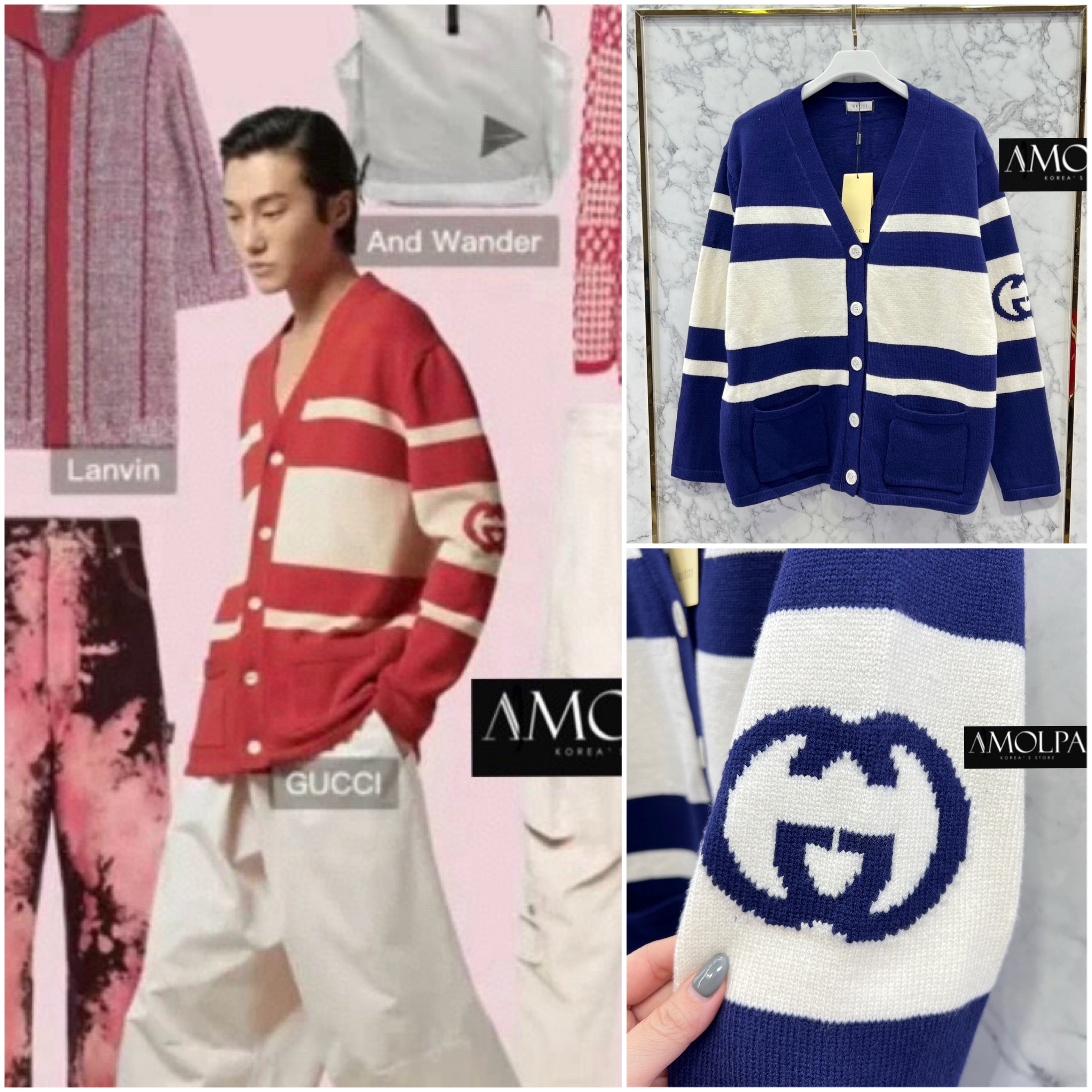 เสื้อไหมพรมคาดิแกน เกรดไฮเอน หนานุ่ม GUCCI KNIT เนื้อผ้าดีม๊าก ผ้าใส่สบายมากกกก ห้ามพลาดเลยนะคะ ใส่สบายสุดๆ : สินค้าคุณภาพ (พร้อมส่ง)