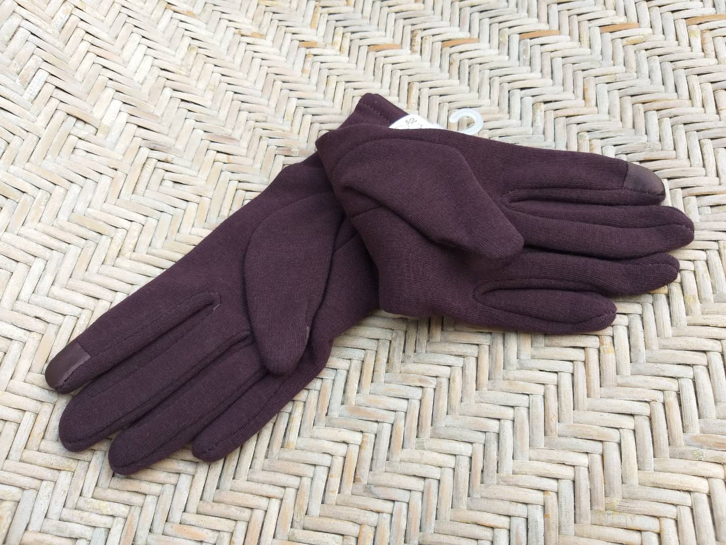 ถุงมือผ้าบุขนหมี นุ่มมากอุ่นมาก (ของใหม่)