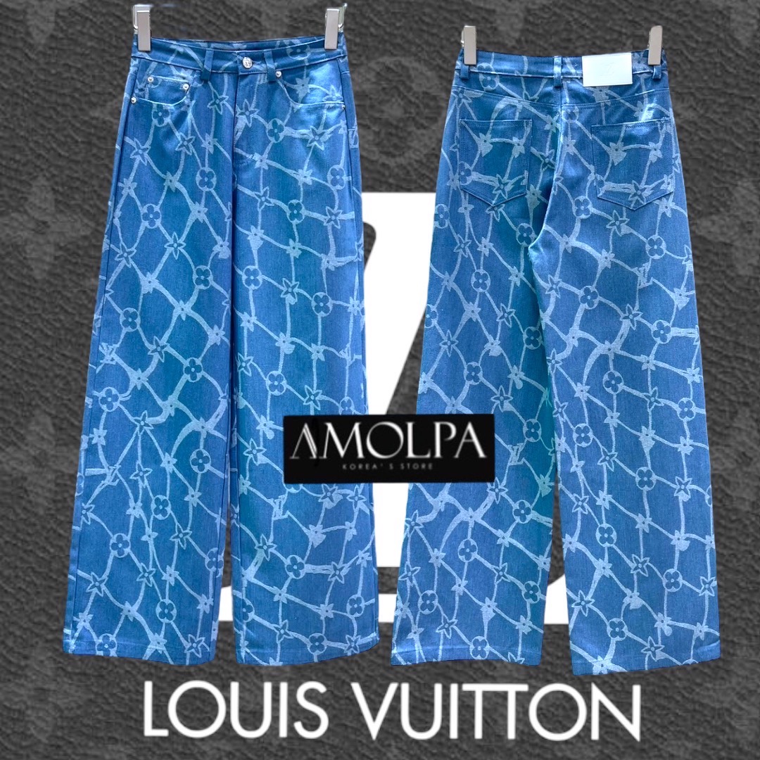 กางเกง LV DENIM ชนช๊อปปป สวยม๊ากกก ผ้ายีนส์แท้ 100เปอ อย่างดี ใส่สบาย : สินค้าคุณภาพ (พร้อมส่ง)