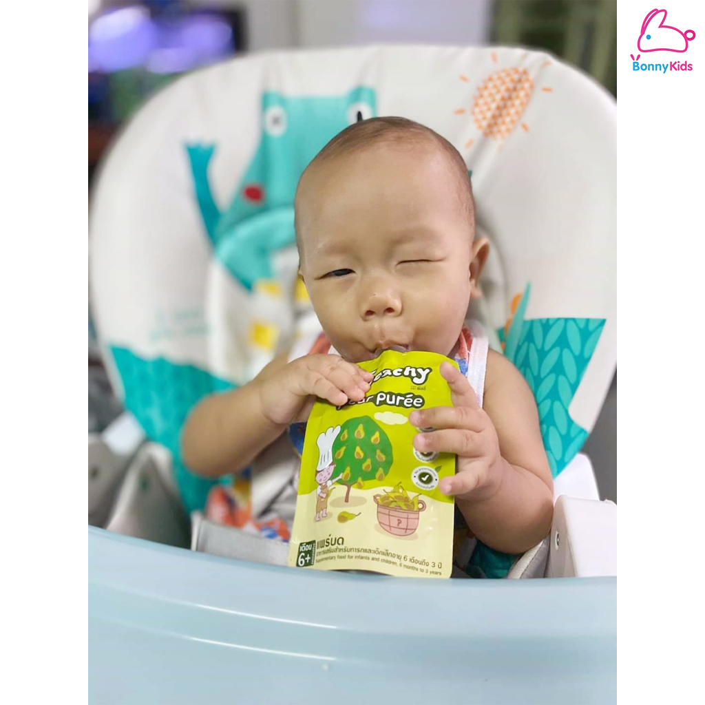 Peachy (พีชชี่) อาหารเสริมสำหรับเด็ก สูตรผักและผลไม้ (6 เดือนขึ้นไป)