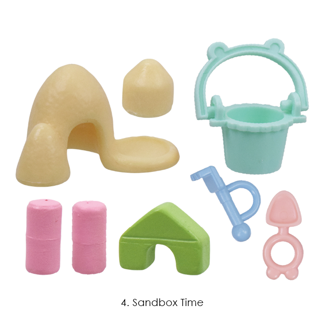 กาชาปองซิลเวเนี่ยน Sylvanian Families Forest Kindergarten ครบเซ็ทสี่แบบ