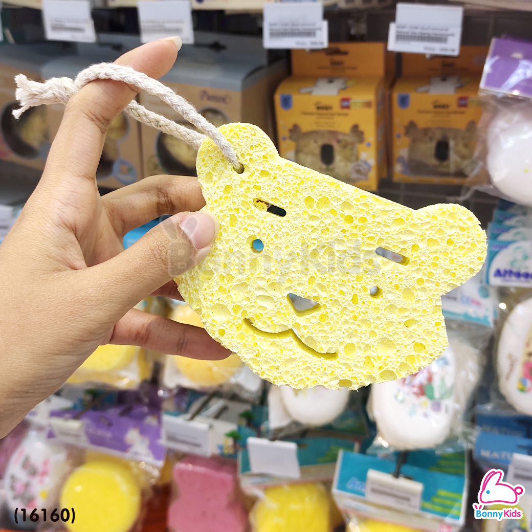 (16160) Baby Tattoo (เบบี้แทททู) ฟองน้ำรูปเสือ ใช้ฟองน้ำเยื่อไม้ธรรมชาติ สำหรับเด็กทารก