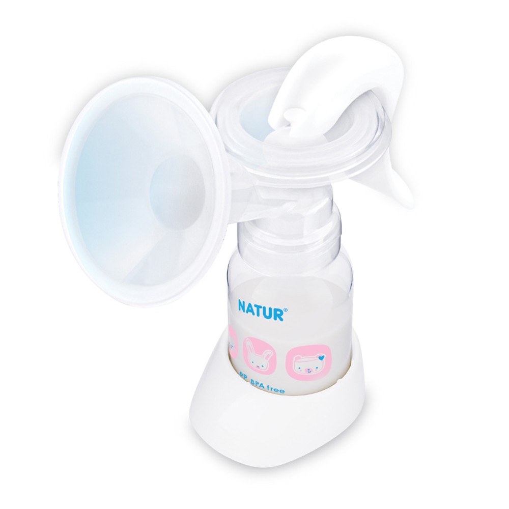 ที่ปั๊มนมแม่ เครื่องปั๊มนม ที่ปั๊มนมมือ ปั๊มนมแบบมือ ปั๊มนมคันโยก แบรนด์ Natur รุ่น MN-2 ของแท้