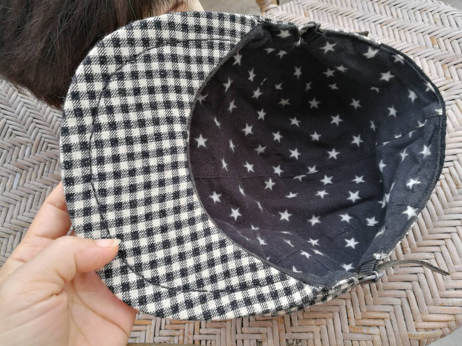 หมวกติงลี่ หมวก flat cap ใส่หน้าหนาวอุ่นมาก