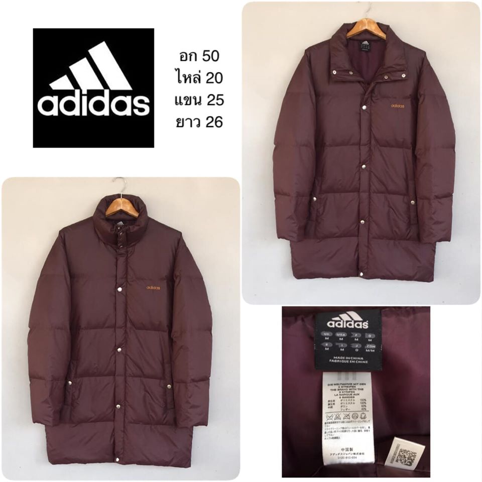 โค้ทขนเป็ด adidas อก50