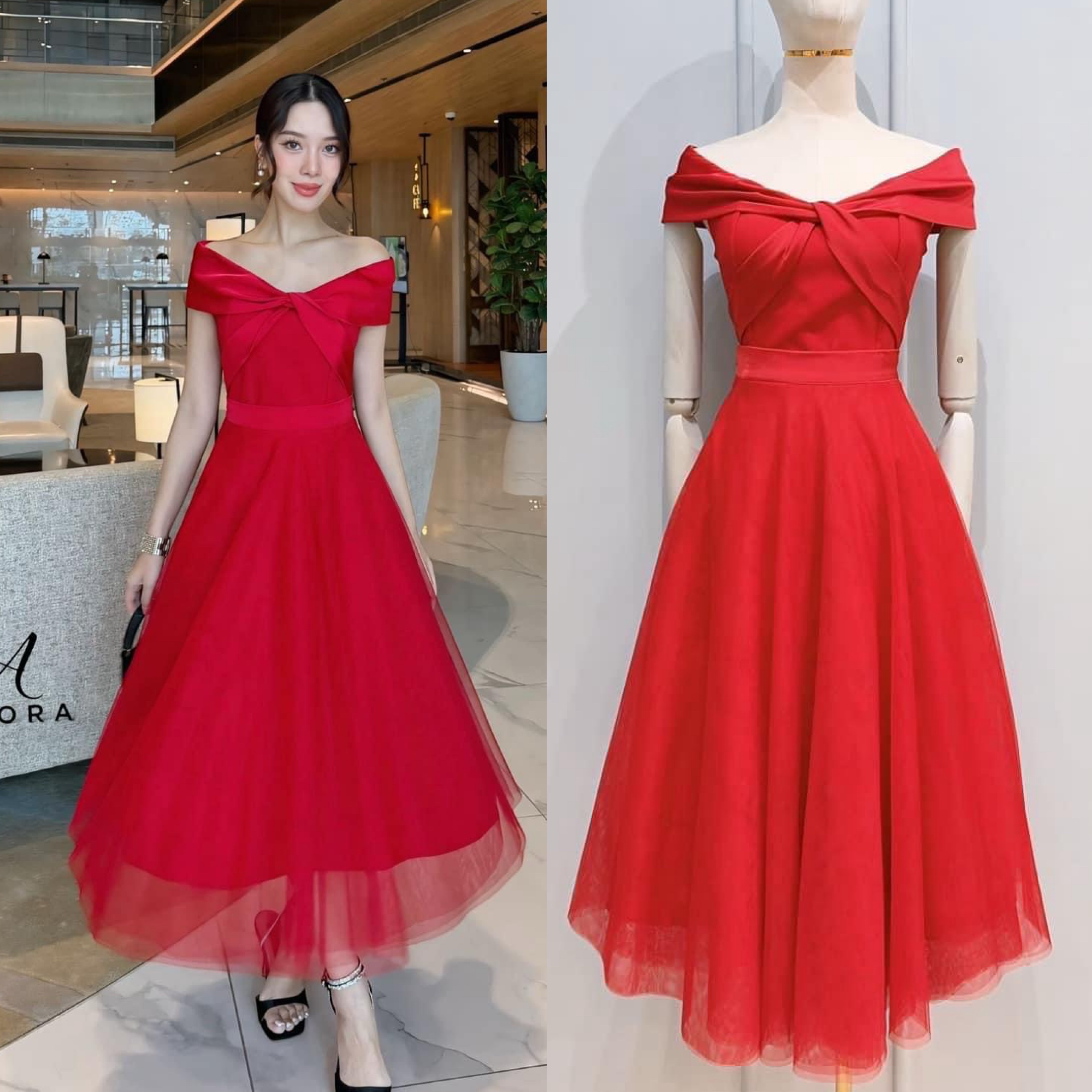 เชตเสื้อดีไซน์ปาดไหบ ช่วงอก ตัดต่อผ้าดีไซน์ไขว้อก เสริมฟองน้ำ ตัวเสื้อใช้ เนื้อผ้าเกรดพรีเมี่ยมทั้งตัว มาพร้อมกับกระโปรง ตาข่ายสุดพอง งานมีซับใน ซิปหลัง ใส่สบาย : สินค้าคุณภาพ (พร้อมส่ง)