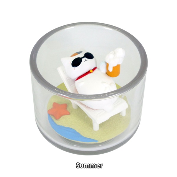 กาชาปองฟิกเกอร์นัตสึเมะกับบันทึกพิศวง Natsume's Book of Friends Nyanko Sensei Four Seasons Terrarium