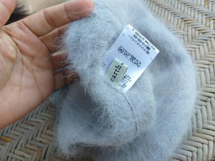 หมวกเบเร่ต์ขนกระต่ายแท้ earth music