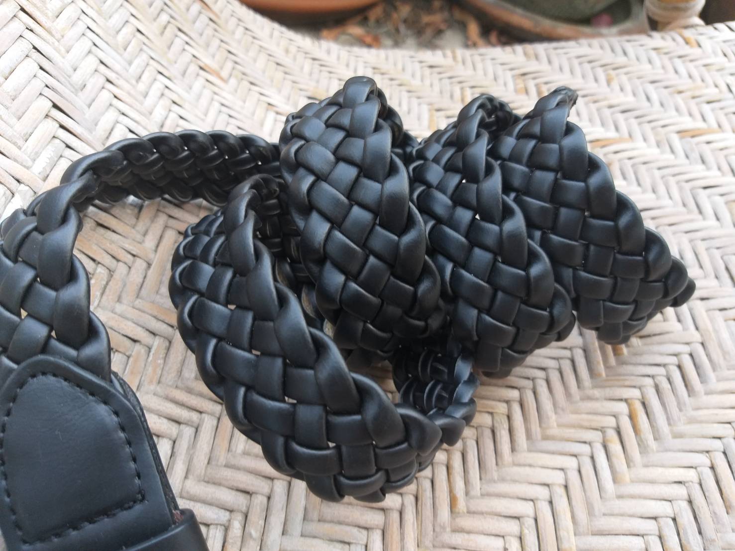 เข็มขัดหนังสานขัด (ของใหม่จากญี่ปุ่น)