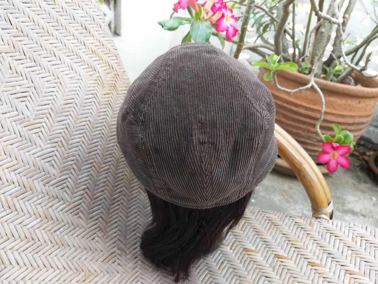 หมวกติงลี่ หมวกแฟลตแค็ป ผ้าลูกฟูกสวยมาก