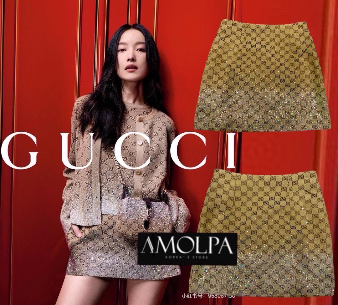 กระโปรงผ้าทอลาย GG เพชร แน่นๆค้า งาน hiend สวยยยสุด ผ้าอย่างดี เป๊ะ ปัง มากรุ่นนี้ น่ารักม๊ากกกก การันตรี งานผ้าใส่สบาย ใส่สบาย : สินค้าคุณภาพ (พร้อมส่ง)