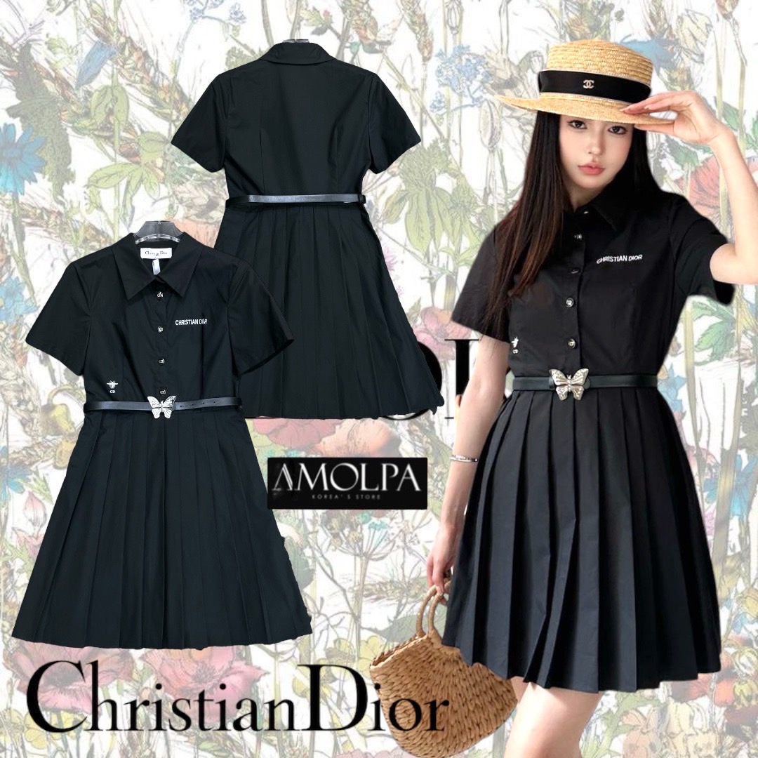 DRESS CD WITH BELT ตัวนี้ทรงยาว มีน้ำหนัก คุณภาพแน่น . สินค้าคุณภาพ (พร้อมส่ง)