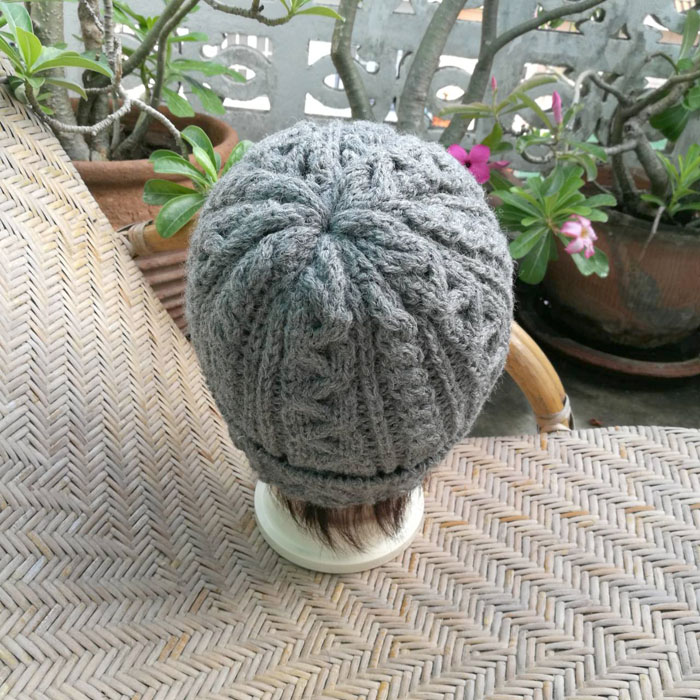 หมวกไหมพรมขนสัตว์ Made in England