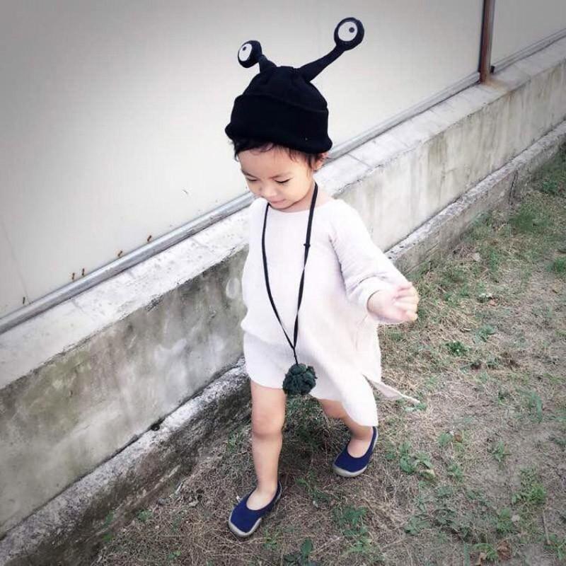 หมวกกันหนาวเด็ก ตาแมลงยื่น น่ารักแสนกวน สำหรับเด็กวัย 1-4 ปี