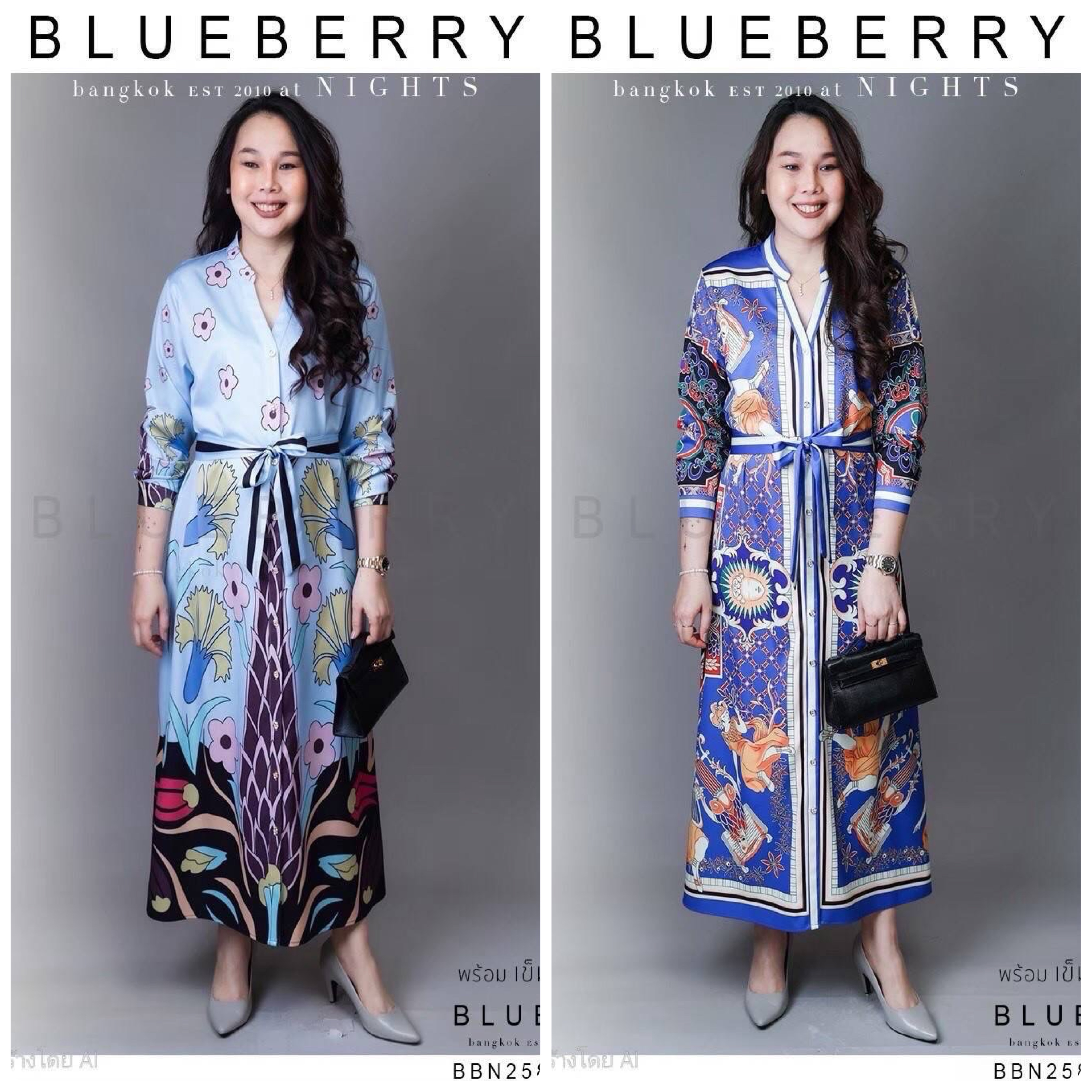 ชุดเดรส พรีเมี่ยมแม็กซี่เดรสเชิ้ต GG พร้อมสายรัดเอว แม็กซี่เดรสเชิ้ตคลาสสิคพิมพ์ลายแบรนด์เนมคอลเลคชั่นสุดหรู ใส่สบาย : สินค้าคุณภาพ (พร้อมส่ง)