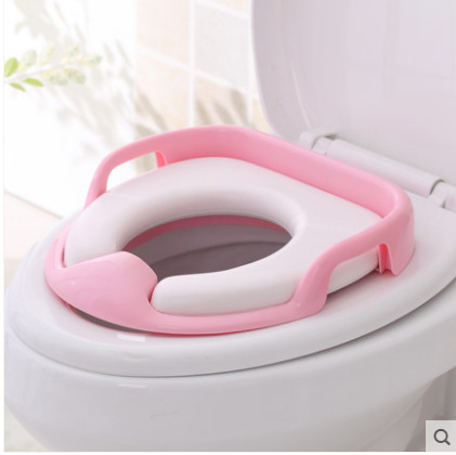 ฝารองนั่งชักโครกเด็ก NanaBaby เบาะบุฟองน้ำนุ่ม หุ้มหนัง PU นั่งสบาย สำหรับเด็ก 1-6 ขวบ