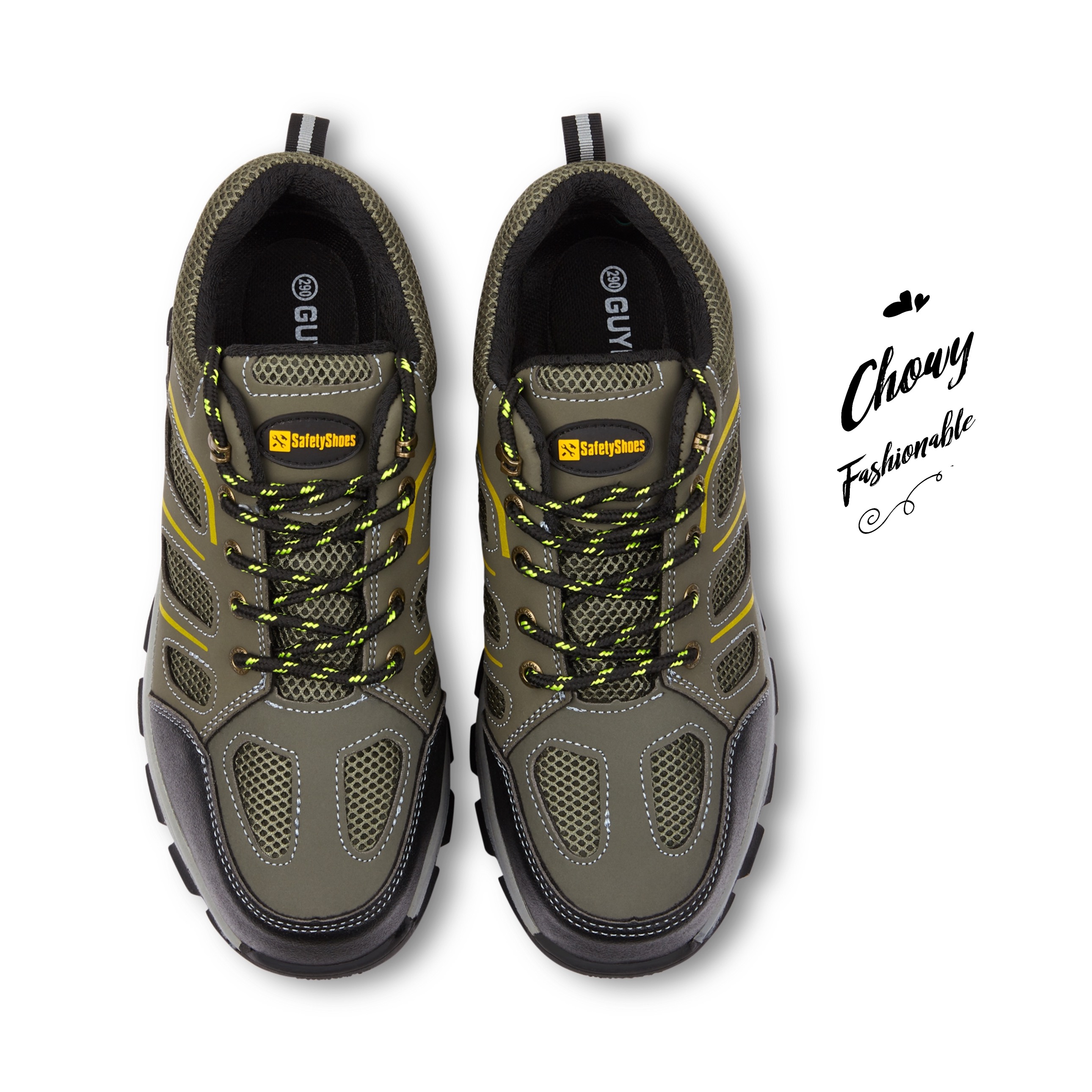 รองเท้าเซฟตี้แฟชั่น ไซส์ 42-48 ผ้าใบเซฟตี้ Safety Shoes KR1195