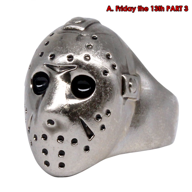 กาชาปองแหวนหน้ากากเจสันศุกร์ 13 Friday the 13th METAL RING COLLECTION