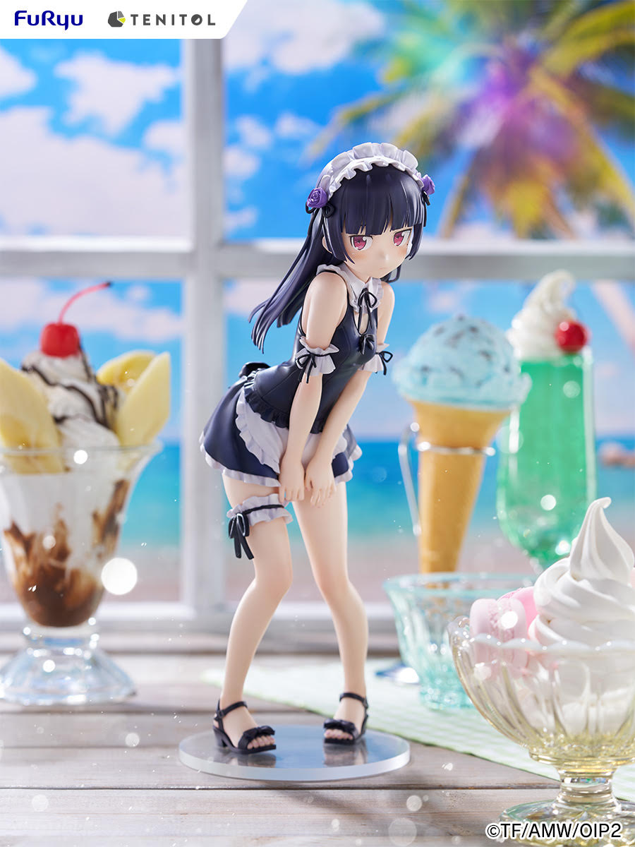 [เปิดจอง] TENITOL TALL Kuroneko swimsuits maid ver.