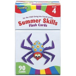 Flash Kids - Summer Skills Flash Cards : Grade 4 แฟลชการ์ด ความรู้สำหรับเด็กเกรด 4