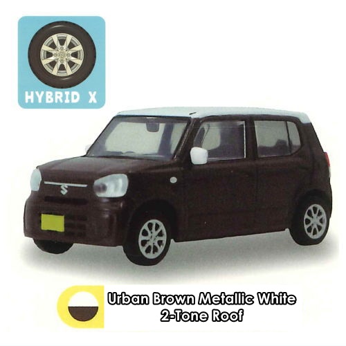 กาชาปองโมเดลรถซูซูกิอัลโต้ สเกล 1/64 SUZUKI ALTO Collection