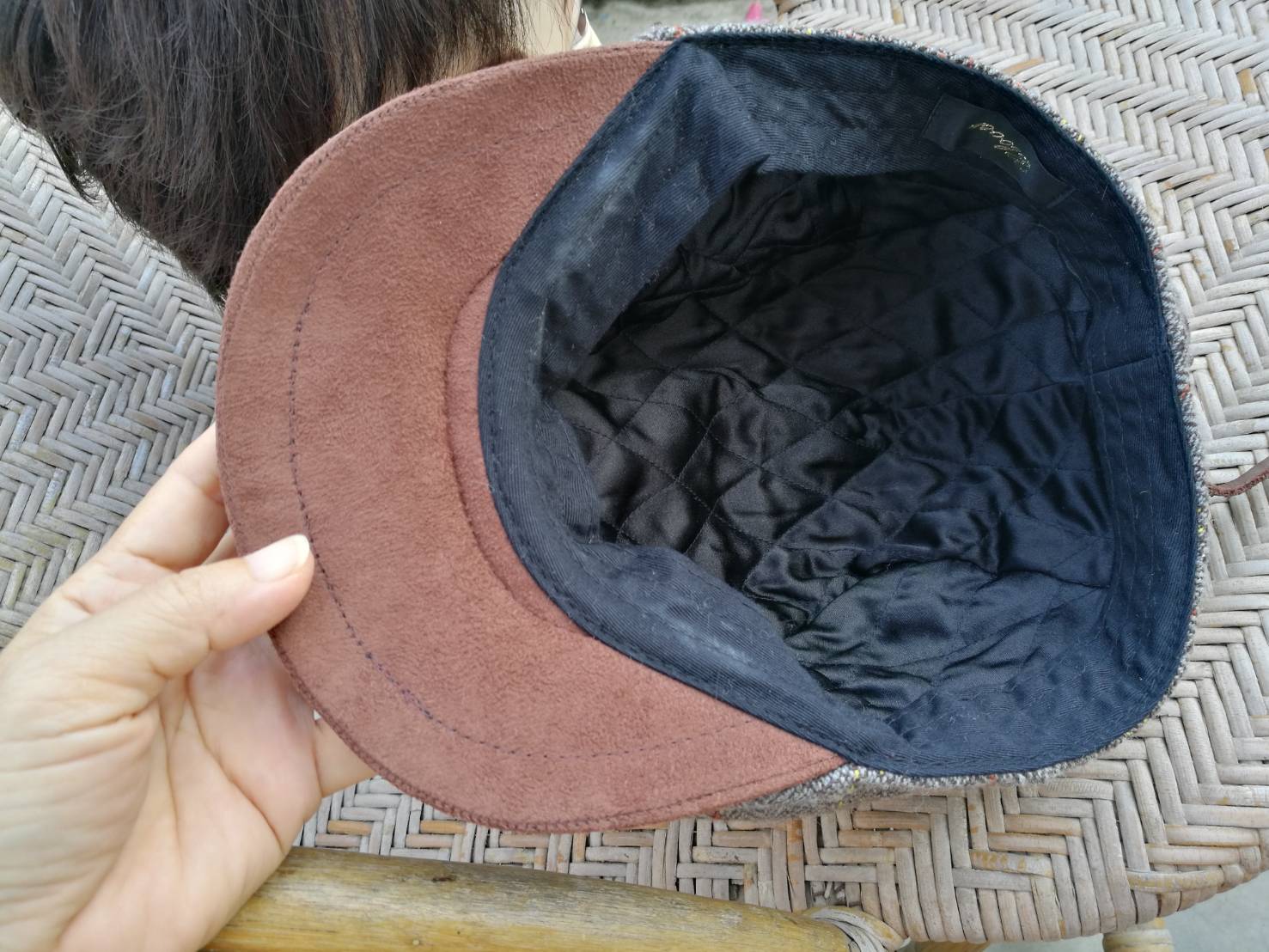 หมวกติงลี่กันหนาว บุผ้า 2 ชั้น อุ่นมาก