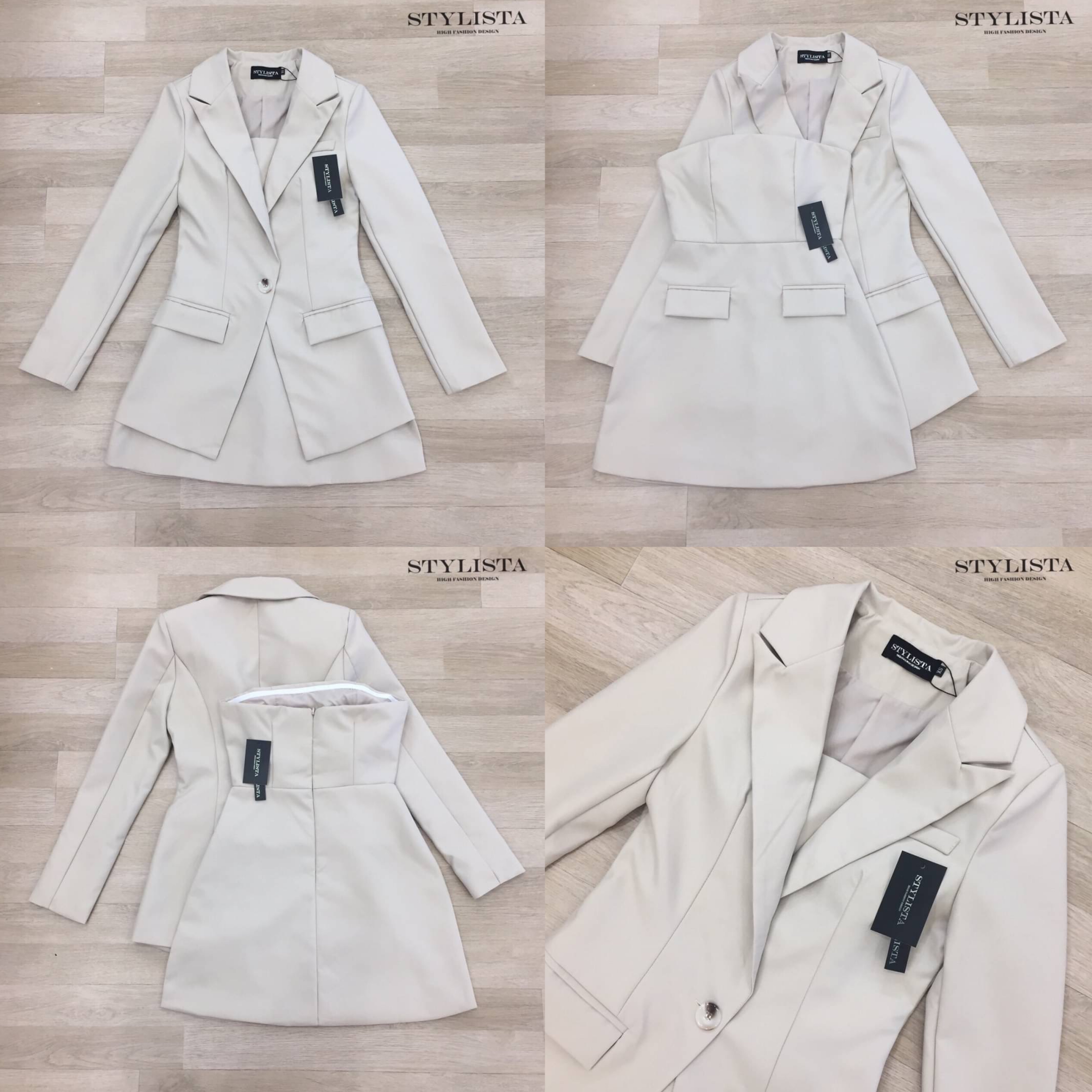 เซตเสื้อ+เดรสเกาะอก ใส่สวยเรียบหรูดูดีมาก แพลตเทินดีงาม ใส่สวยเปะสุดๆ สินค้าคุณภาพ (พร้อมส่ง)