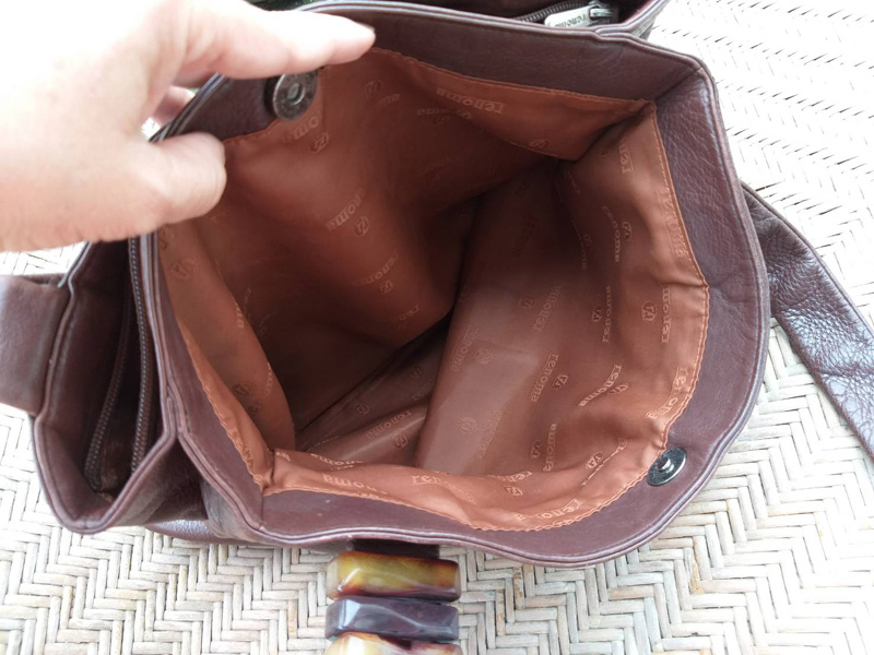 กระเป๋าหนังแท้ renoma หนังหนา ทนมาก