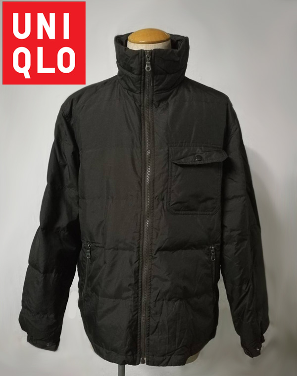 โค้ทขนเป็ด Uniqlo อก 48 สีน้ำตาลไหม้