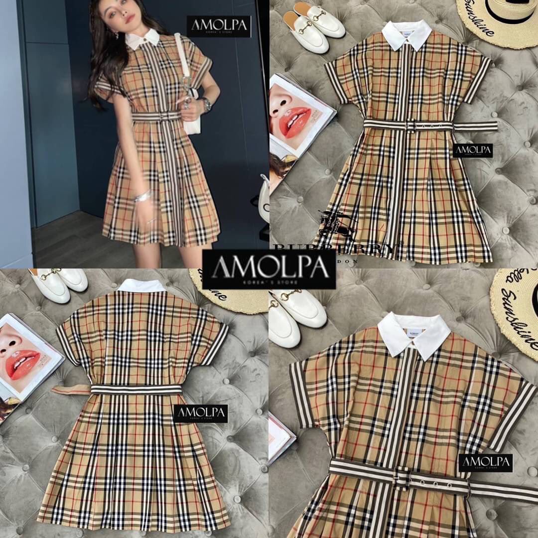 DRESS + เข็มขัดคาดเอว 2021SS ผ้าใส่สบายมากกกก ห้ามพลาดเลยนะคะ ใส่สบายสุดๆ ' : สินค้าคุณภาพ พร้อมส่ง