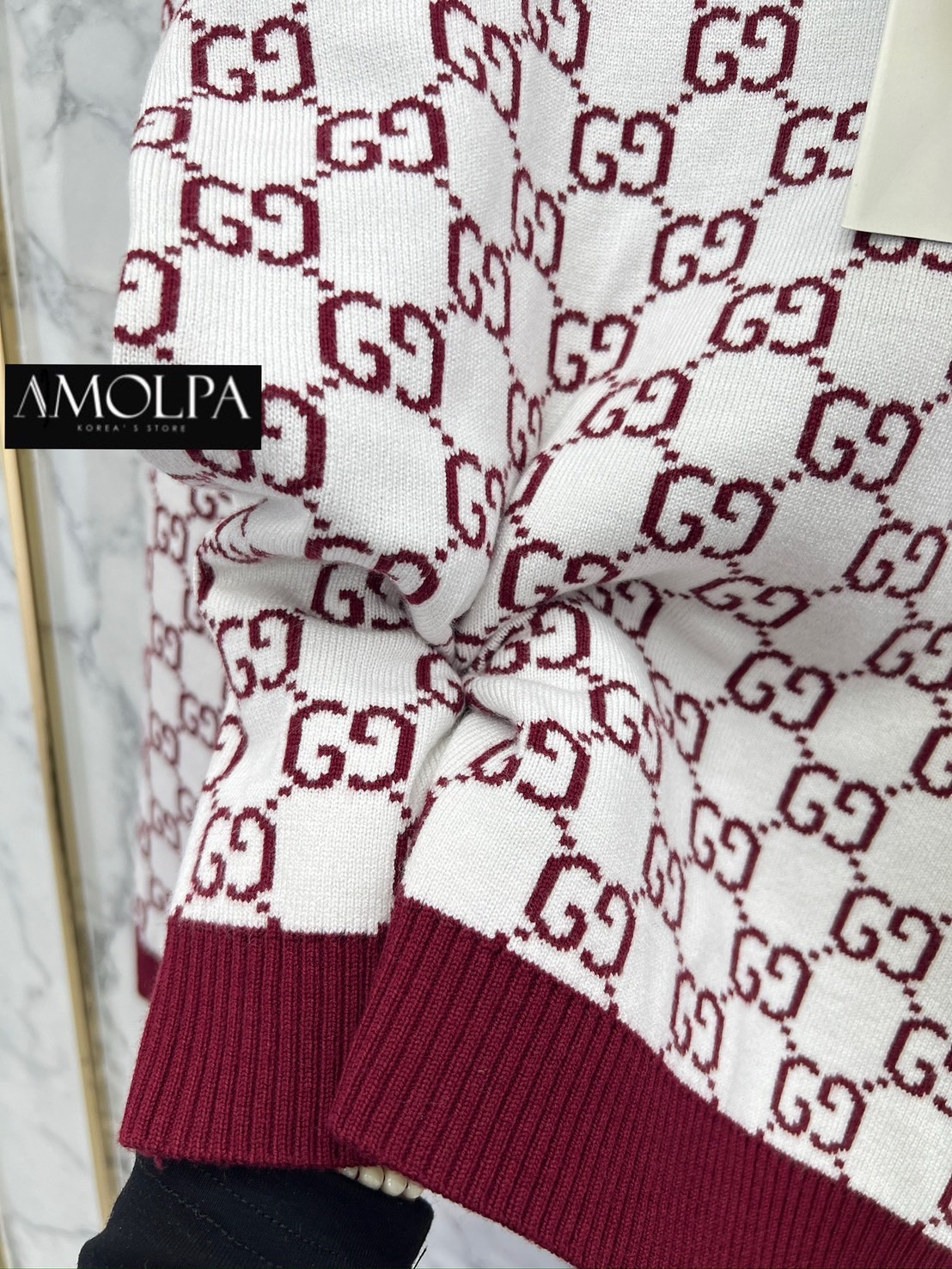 SWEATER GUCCI KNIT งานสวยสุดปังชนช๊อป สวยจี๊ด เนื้อผ้าดีม๊าก ผ้าใส่สบายมาก ห้ามพลาด ใส่สบายสุดๆ ใส่สบาย : สินค้าคุณภาพ (พร้อมส่ง)