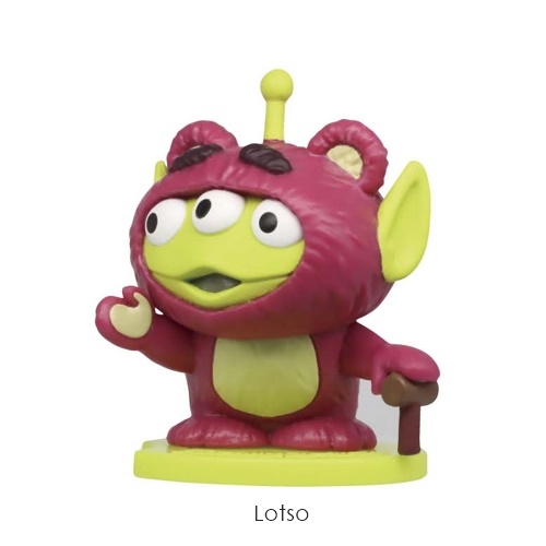 กาชาปองทอยสตอรี่กรีนแมน PIXAR Nice Talk Fig. Costume Alien 2