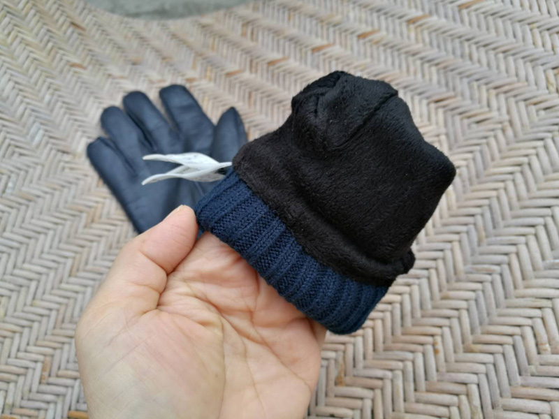 ถุงมือชาย หนังแกะ BEAM อุ่นติดลบ