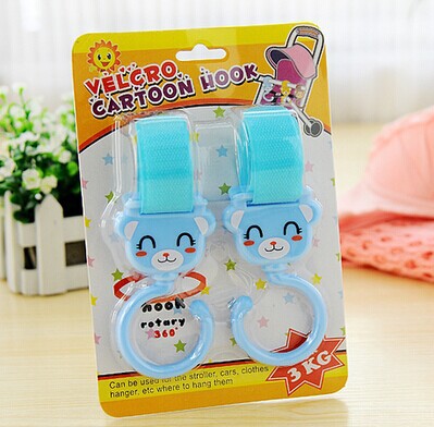 [แพคคู่] NanaBaby ตะขอแขวนรถเข็น ที่แขวนรถเข็น ตะขอรถเข็นเด็ก Stroller Hook ตะขอเกี่ยวรถเข็น ที่แขวนของรถเข็น ที่แขวนรถเข็นเด็ก การ์ตูนน่ารัก