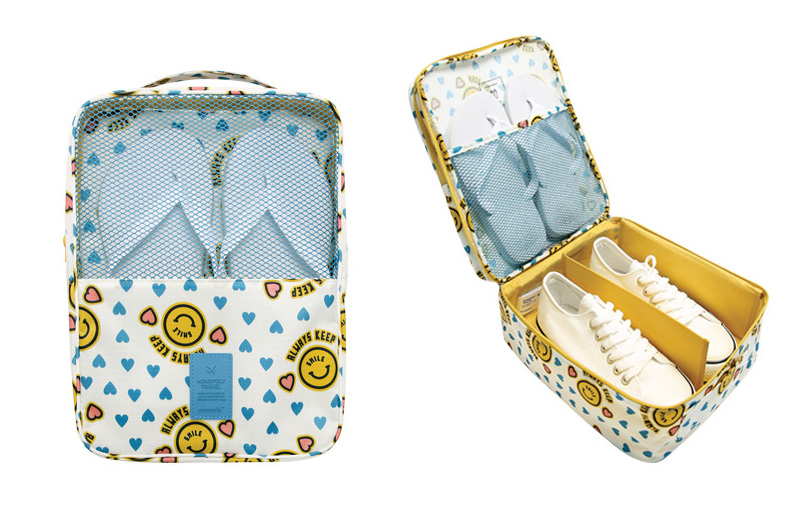 DINIWELL กระเป๋าใส่รองเท้าสำหรับเดินทาง หรือเล่นกีฬา ผลิตจากโพลีเอสเตอร์คุณภาพดี กันน้ำ มี 5 สี 5 ลายให้เลือก